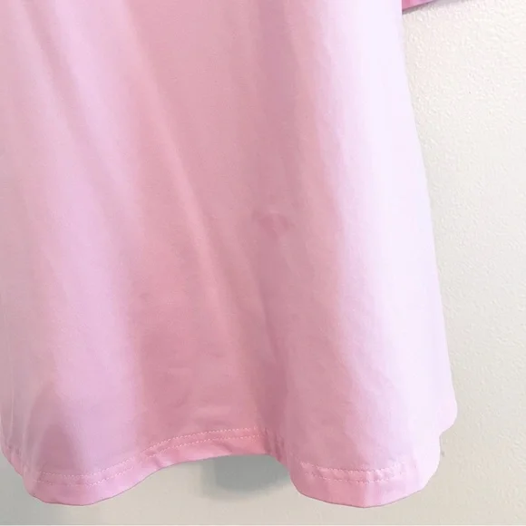 SHEIN Pink V-Neck T-Shirt - Picture 3 of 4